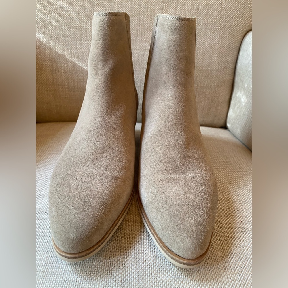 Rag & Bone Womens Rover Suede Ankle Boots in Taupe Sz 39/9 - Picture 3 of 11